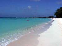 Seven Mile Beach heading north from Grand Cayman Condo George Town Villas #315