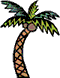 Tropical Caribbean Palm Tree