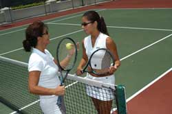 Tennis Court at Grand Cayman Condo George Town Villas #315 on Seven Mile Beach